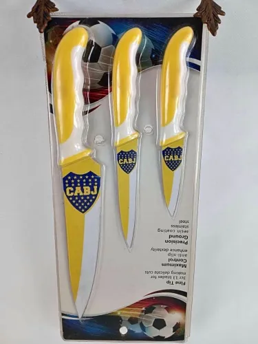 CONJUNTO DE FACAS Club Atlético BOCA JUNIORS - NOVO
