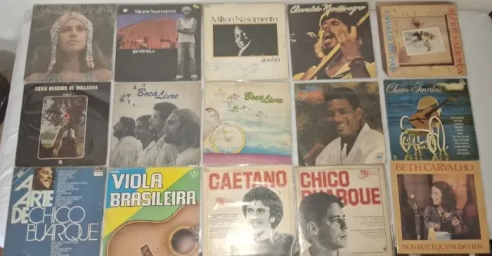 LOTE VINIL MÚSICA BRASILEIRA 15 Discos Ótimo estado!