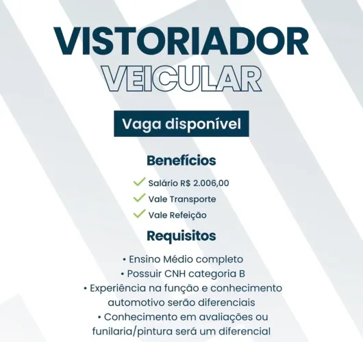 Vistoriador veicular