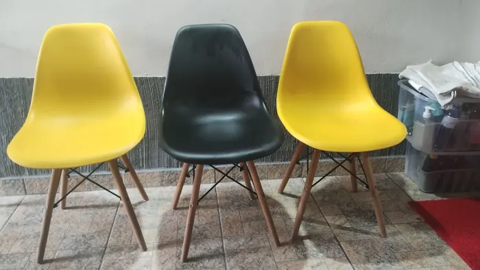 Kit com 3 cadeiras