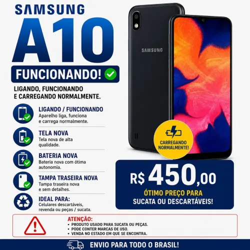 Samsung A10 Restaurado