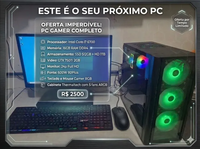 Vende-se pc gamer