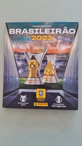Álbum com capa grossa do Brasileirão 2023