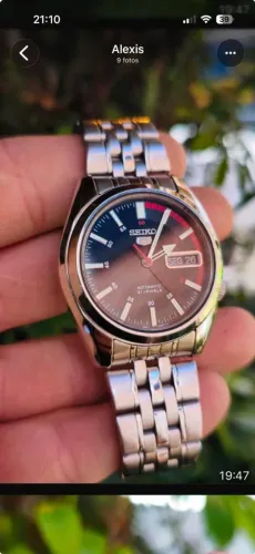 Seiko 5 Automático SNK375K1 "Speed Racer" Excelente Estado 38mm Aço Inox Oportunidade