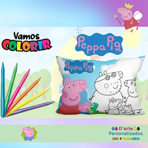 Almofadas para Colorir