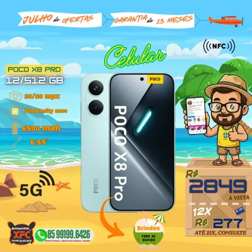 POCO X8 pro novos e originais