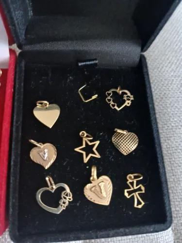 Vendo pigente ouro 18k valor 350 reais