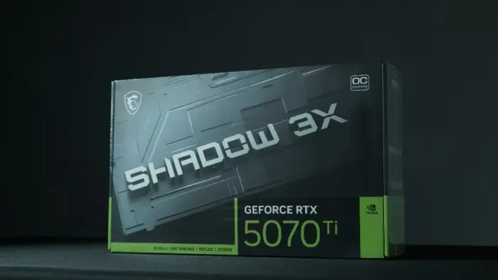 Placa de Vídeo - RTX 5070 Ti 16GB (MSI SHADOW 3X OC) por R$7.199,00