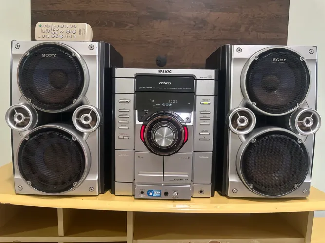 MINI SYSTEM SONY GENEZI 400W RMS (FAÇO ENVIO)