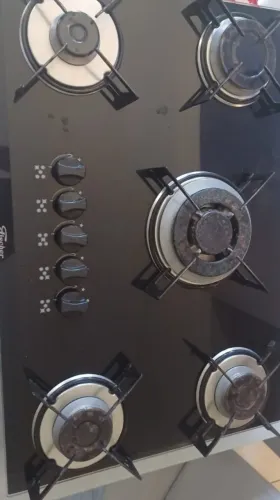 Vendo fogão cooktop 5 bocas tripla chama Fischer