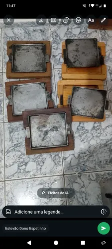 Chapa de porção , última peça.5 unidade 