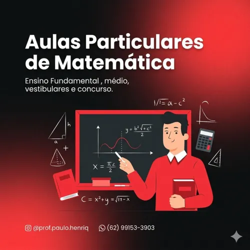 Aula particular de matemática