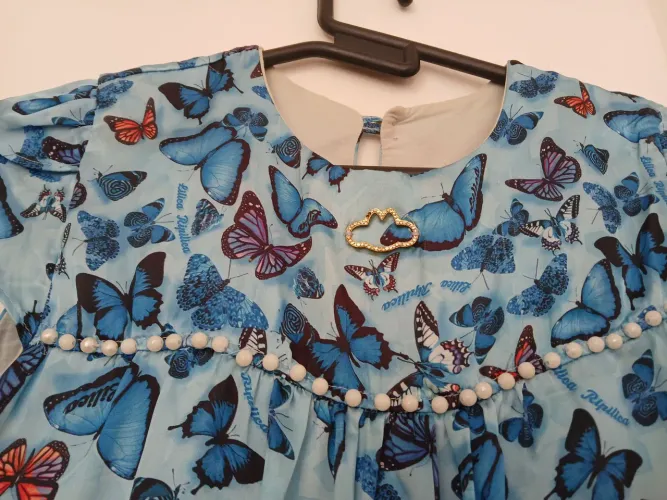Vestido borboleta (tamanho 10)