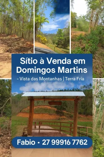 Descrição de Venda - Sítios em Tijuco Preto, ao lado da Cachoeira do João Lindo, parcelo