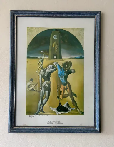 Quadro Salvador Dali gravura (reprodução)