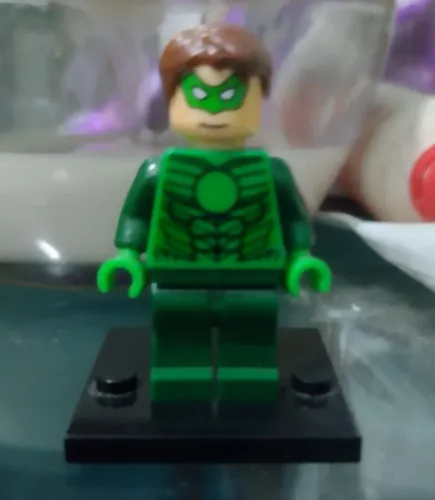 Mini Figura Estilo LEGO Lanterna Verde Colecionável