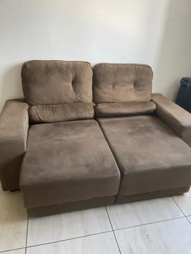 Sofá Retrátil e Reclinável 2 Lugares