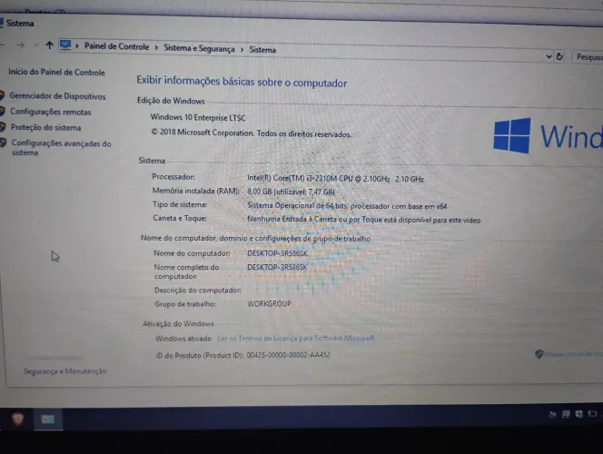 Notebook Positivo Master n170i - i3 2310m 8gb 500gb HD. (Usado)