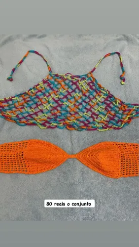 Cropped de croche
