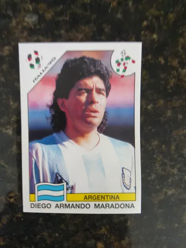 Figurinha Maradona Panini World Cup story 1994 Rara