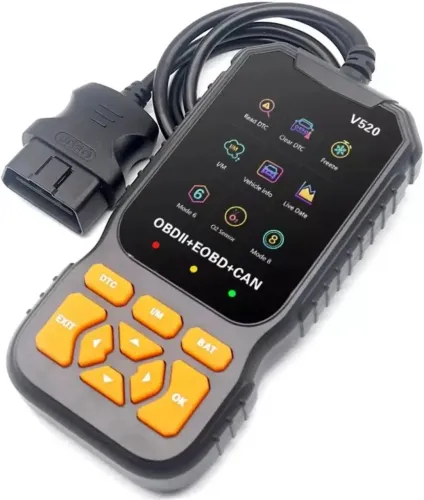 Scanner Automotivo OBD2 V520 profissional - Apaga Luz Injeção e Lê Falhas Multimarcas