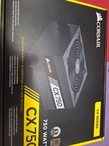 Fonte corsair CX 750 bronze