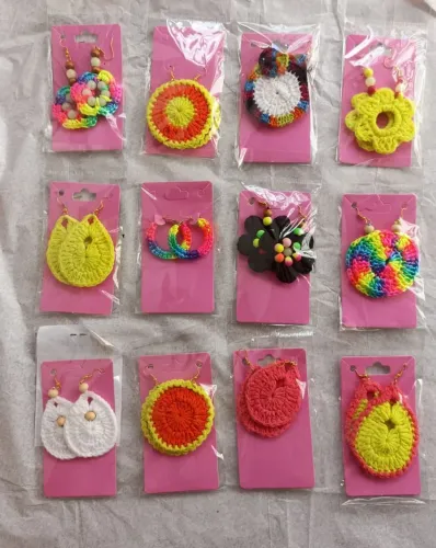 Brincos de croche