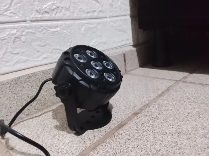 Mini canhão RGB iluminação