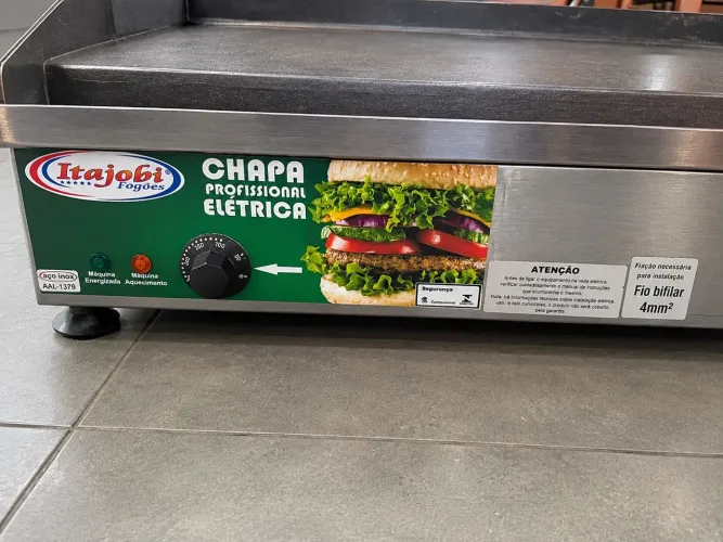 CHAPA PARA LANCHE PROFISSIONAL