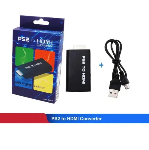 Conversor Adaptador De Vídeo Ps2 Para Hdmi