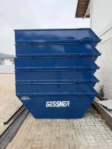 Caçamba estacionária de 5 m³