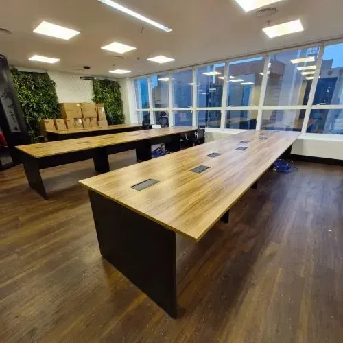 Mesa Ilha Estação de Trabalho 04 Pessoas - Escritório