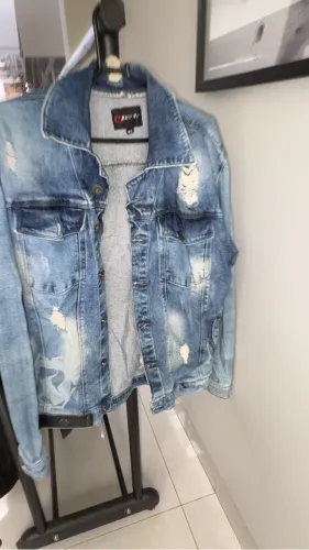 Jaqueta jeans destróier