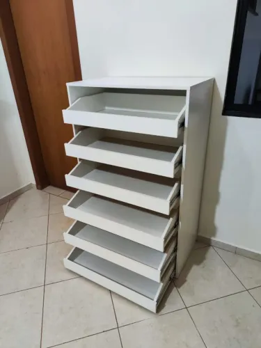 Sapateira branca MDF