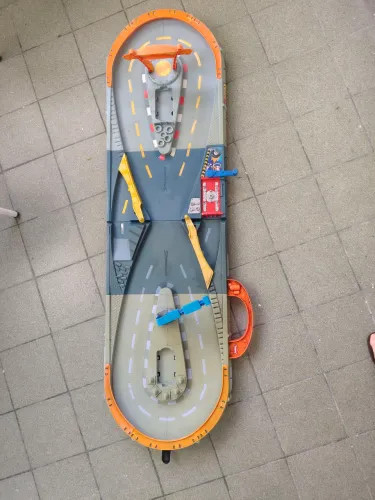 Pista de corrida Speedstars - Playskool 1 metro, sem carros