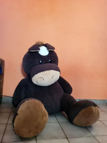 Pelúcia Gigante de Jumento (Burrinho) aproximadamente 1,15m