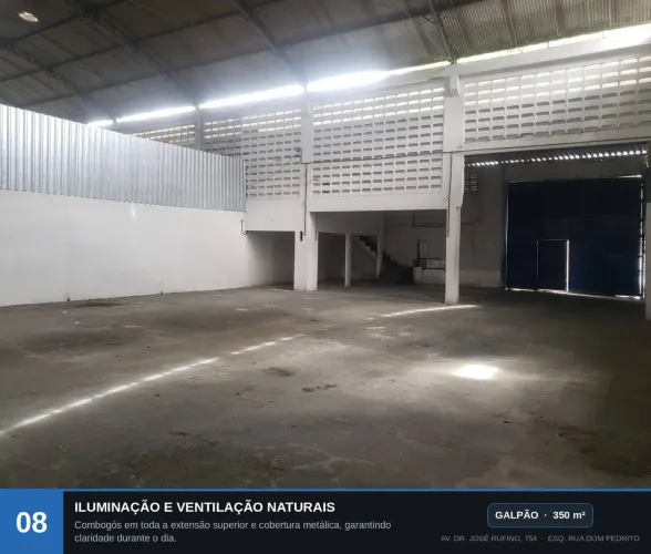 Galpão para locação | Av. Doutor José rufino