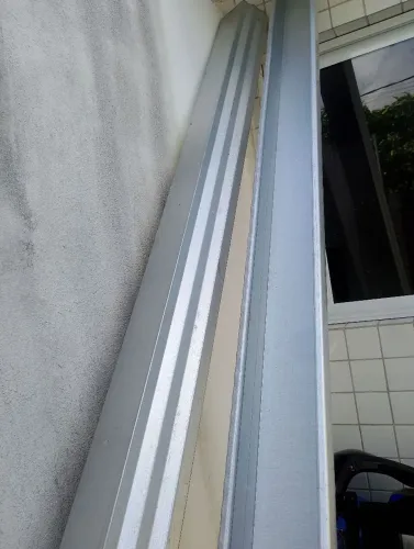 Calha de zinco galvanizado 