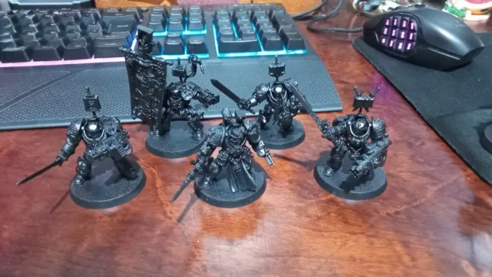 Grey Knights Terminator-Paladins. Warhammer 40k. Original. Set 02.