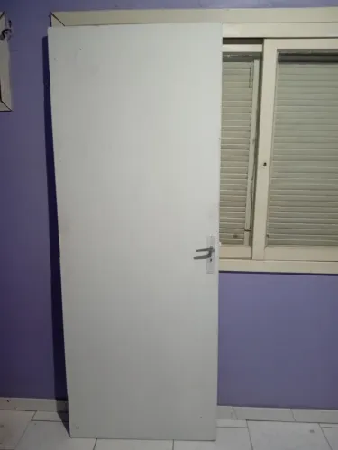 Porta interna fechaduras e dobradiças 80 cm