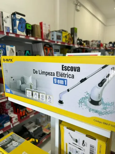 Escova Elétrica com Acessórios limpeza Casa Faxina
