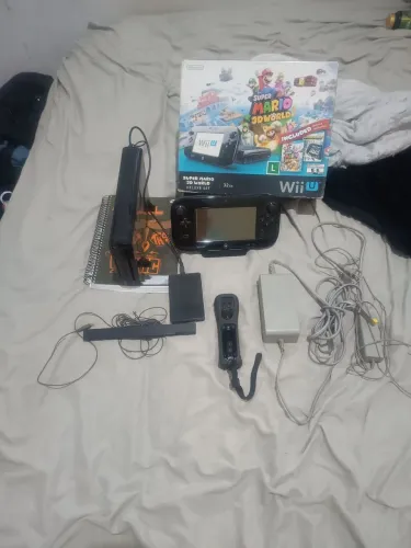 Nintendo WiiU 32 GB deluxe completo e Caixa HD