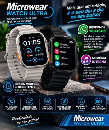 Smartwatches Microwear - N11 Ultra, S11, K9 Max, MA34/Fit 4 Pro e GT2