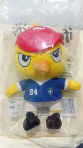 Canarinho de Pelúcia Chapéu IFood - Copa do Mundo 1994