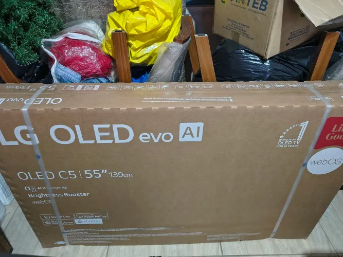 Smart tv LG oled C5 55 polegadas 144HZ (nova lacrada)
