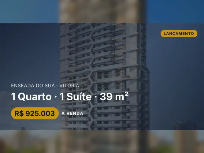 Oportunidade em Enseada do Suá: Studio com Lazer e Coworking!