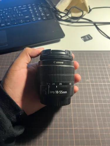 Lente canon kit 18-55 macro 