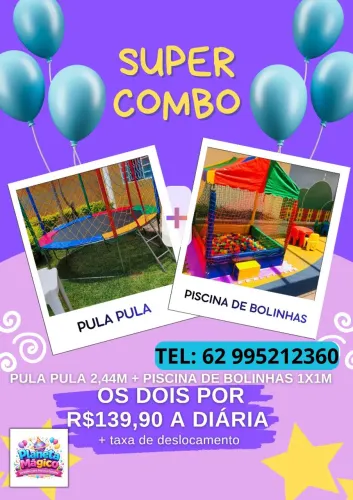 Locação pula pula e piscina de bolinhas