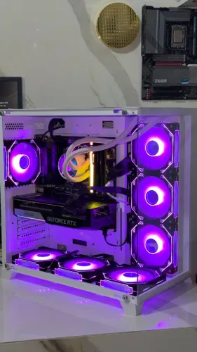 CPU Gamer R5 7600X WC A620 TuF DDR5  SSD RTX Faço Catira