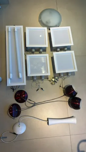 Luminárias de embutir e pendentes